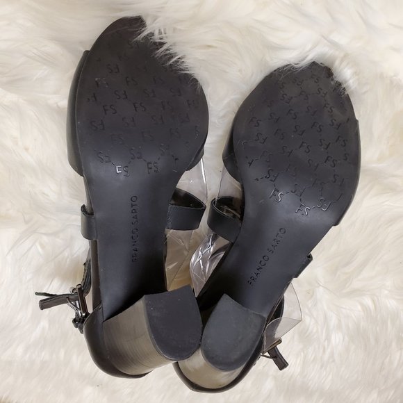 Franco Sarto Jayda Strappy Buckle Heeled Sandals SZ 8M - Picture 7 of 10